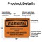Signmission Sidewalk Closed Ahead Use Sidewalk On Opposite OSHA Warning Sign, Plastic, 18in W x 12in L, 2PK OS-2PACK-WS-P-1218-L-12398 - alternate 2